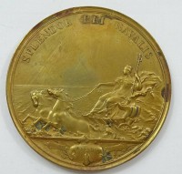 Los 15008 <br>Bronzemedaille "Bureau Veritas 1828-1928", "Splendor Rei Navalis", Ø 7,2 cm, 145 gr., mit Altersspuren
