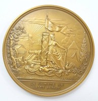 Los 15014 <br>Bronzemedaille 200 Jahre Französische Revolution, "La Comité de Salut Public nach J. L. Coppin, Ø 7,5 cm, 238 gr.
