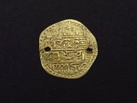 Los 15024 <br>Antike Goldmünze, Osmanisches Reich, gelocht, 1,32g.,D.24 mm