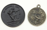Los 16004 <br>2 Medaillen, Gold für Eisen 1916 und 4. Gebirgsjäger Devision Enzian, Kuban-Brückenkopf 1940/44