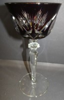Auktion 0<br>hohes Weinglas lila Kuppa