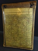 Los 15029 <br>Kartentasche aus Leder voller alter Karten, alles Vorkrieg, u.a. gr. Karte von Brandenburg, Papier auf Leinen, ca. 150x100 cm, u.a.