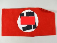 Los 16043 <br>NSDAP Armbinde, wohl alte Filmrequisite?