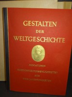Los 14008 <br>Sammelalbum "Gestalten der Weltgeschichte" 1936, sehr guter Zustand