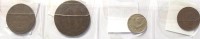 Los 15055 <br>4x div. Kleinmünzen, Russland, 1, 3, 5 und 10 Kopeken, 1870-1948