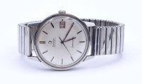 Los 6024 <br>Herren Armbanduhr Omega Seamaster, cal. 565, Ref. 166002, Automatikwerk,Werk läuft, D. 34,5mm