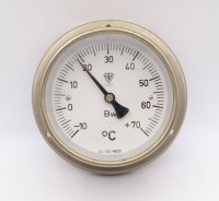 Los 11064 <br>Altes Wand Thermometer Bw D. 10cm