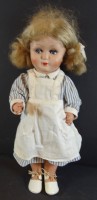 Los 7029 <br>kl. alte Puppe mit Schlafaugen, Mamastimme, H-36 cm