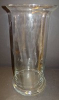Auktion 0 / Los 3000 <br>übergrosse Glasvase (Bodenvase?), H-45 cm, D-oben 22,5 cm