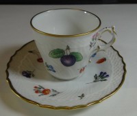 Moccatasse mit U.T. Richard Ginori, Doccia-Florence