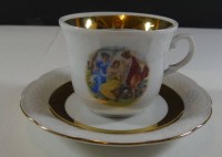 Kaffeetasse mit U.T. "Thun" Czechoslowakei,