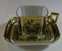 Moccatasse mit U.T. "Hutschenreuther" Nr. 6
