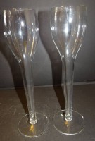 2 hohe Sektgläser "WMF", H-26 cm