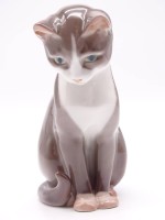 Los 1017 <br>Sitzende Katze "Bing &amp; Gröndahl " Nr. 1876, H. 12cm