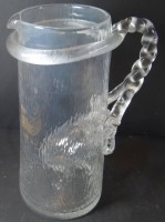 Los 3008 <br>Saftkrug mit Eisbehälter, Handarbeit, H-26 cm,
