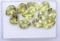 Los 5019 <br>11 gro&szlig;e Lemon Citrine, zus.ca. 106,25ct. je ca. 18x13mm