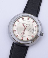 Los 6040 <br>Herren Armbanduhr "Glashütte", Spezimatic, Werk läuft, D. 42mm, Alters- und Gebrauchsspuren