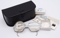 Los 10049 <br>"Zeiss" Lupenbrille / Fernrohrbrille, in orig. Tasche
