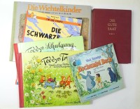 Los 14002 <br>6 Kinderbücher, 1 x mit Schallplatte, 1 x Lesebuch 2. Klasse von 1957