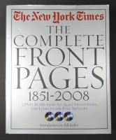 Los 14005 <br>New York Times, The Complete Front Pages 1851-2008, inkl. 3 DVDs, Black Dog &amp; Leventhal, New York, 2008
