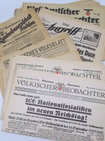 Los 14010 <br>Konvolut div. Zeitungen, 3. Reich