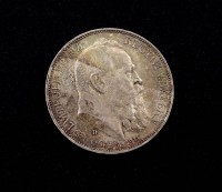 Los 15031 <br>Drei Mark 1911 Bayern zum 90. Geburtstag des Prinzregenten Luitpold, Deutsches Reich, 16,60g., D. 33,0mm