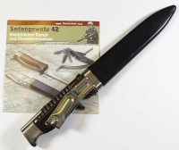 Los 16032 <br>Wehrmacht Seitengewehr 42 mit Zertifikat - Sammleranfertigung