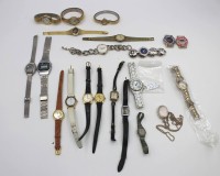 Los 6055 <br>Konvolut div. Armbanduhren, meist für Damen, unterschiedliche Erhaltungen, Funktionen nicht geprüft.