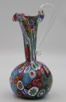 Los 3003 <br>Murrinen-Henkelvase, Murano, H-17,4cm.