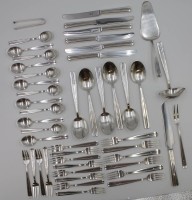 Los 4029 <br>48tlg. Besteck, Zwilling, 90er Auflage, Entw.  Fritz August Breuhaus de Groot, Kelle L-33cm.