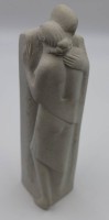 Los 10064 <br>hohe Figurengruppe, Paar, Marbell Stone-Art, H-41cm.