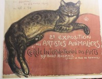 Poster, nach Théophile Alexandre STEINLEN (1859-1923), BG 50 x 70cm