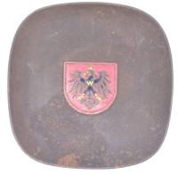 Los 10066 <br>Wandteller von Buderus Kunstguss mit Wappen von Wetzlar, ca. 19 x 19 cm, mit Altersspuren, Rostflecken