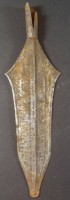 Los 11051 <br>Lanzenspitze aus Eisen, ungepflegt, 31x 9 cm