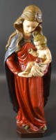 Los 15097 <br>Madonna, Wachs Handarbeit Niederbayrische Wachskammerl Freyung,H-32,5 cm