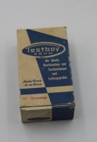 Los 16054 <br>Taschenlampe/Leitungsprüfer, Testboy, OVP, guter Zustand, ca. H-14cm