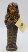 Los  <br>Tutankhamun`s  second Coffin, Kunstmasse, Etikett, H-30cm.