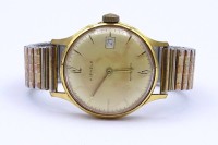 Auktion 344 / Los 2039 <br>Kienzle Armbanduhr, mechanisch, Werk läuft, D. 32mm, Alters- und Gebrauchsspuren