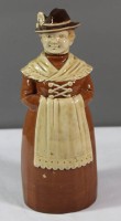 Figurenflasche, Dame in Tracht, nur Nr. 934, H-24cm.