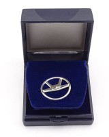Auktion 371<br>Firmenbrosche PVG in Silber 0.925 , D. 2,0cm, (ohne Pin 1,1g)