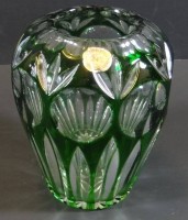 kl. grüne Nachtmann Vase, H-13 cm