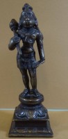 Auktion 344 / Los 15505 <br>hinduistische Gottheit, Bronze, H-14 cm