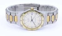 Los 2046 <br>Herren Armbanduhr Zentra Conception, Quarzwerk, bicolor, D.33,0mm, Tragespuren, Funktion nicht &uuml;berpr&uuml;ft