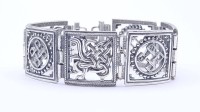 Armband "Jenavi",, Silber (gepr.), L- 19,5cm, B- 2,6mm, 47,6g.