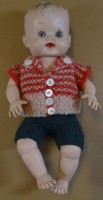 Babypuppe, Vinyl, H-25 cm