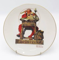 Los 8033 <br>Weihnachtsteller, Norman Rockwell, D-21cm.