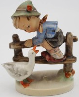 Los 9010 <br>Hummelfigur, Angsthase, Goebel, Nr. 195/2/0 um 1950, H-10cm