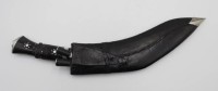 Los 16027 <br>Kukri, Indien, 2 kl. Beimesser, L-43,5cm.