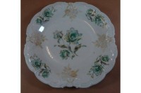 Auktion 361<br>gr. Kuchenteller "Schwarzenhammer" florales Dekor, D-32 cm