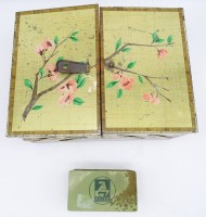 Blechdose in Form eines Nähkörbchens, Edeka Import eGmbH, Hamburg, und weitere kleine Dose, 14,5 x 30,5 x 23 cm, mit Altersspuren